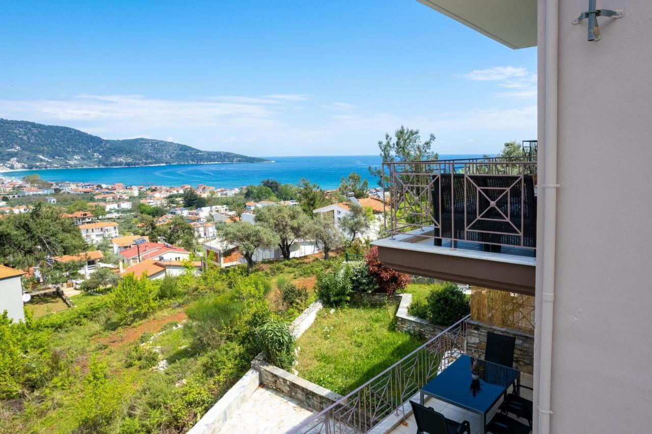 Villa Panorama Skala Potamia  Eksteriør billede