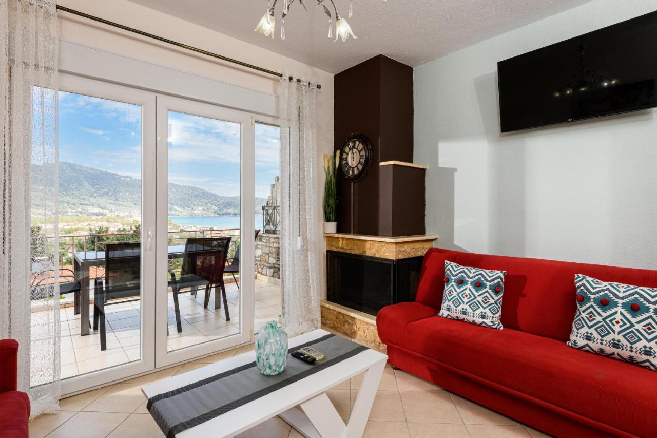 Villa Panorama Skala Potamia  Eksteriør billede