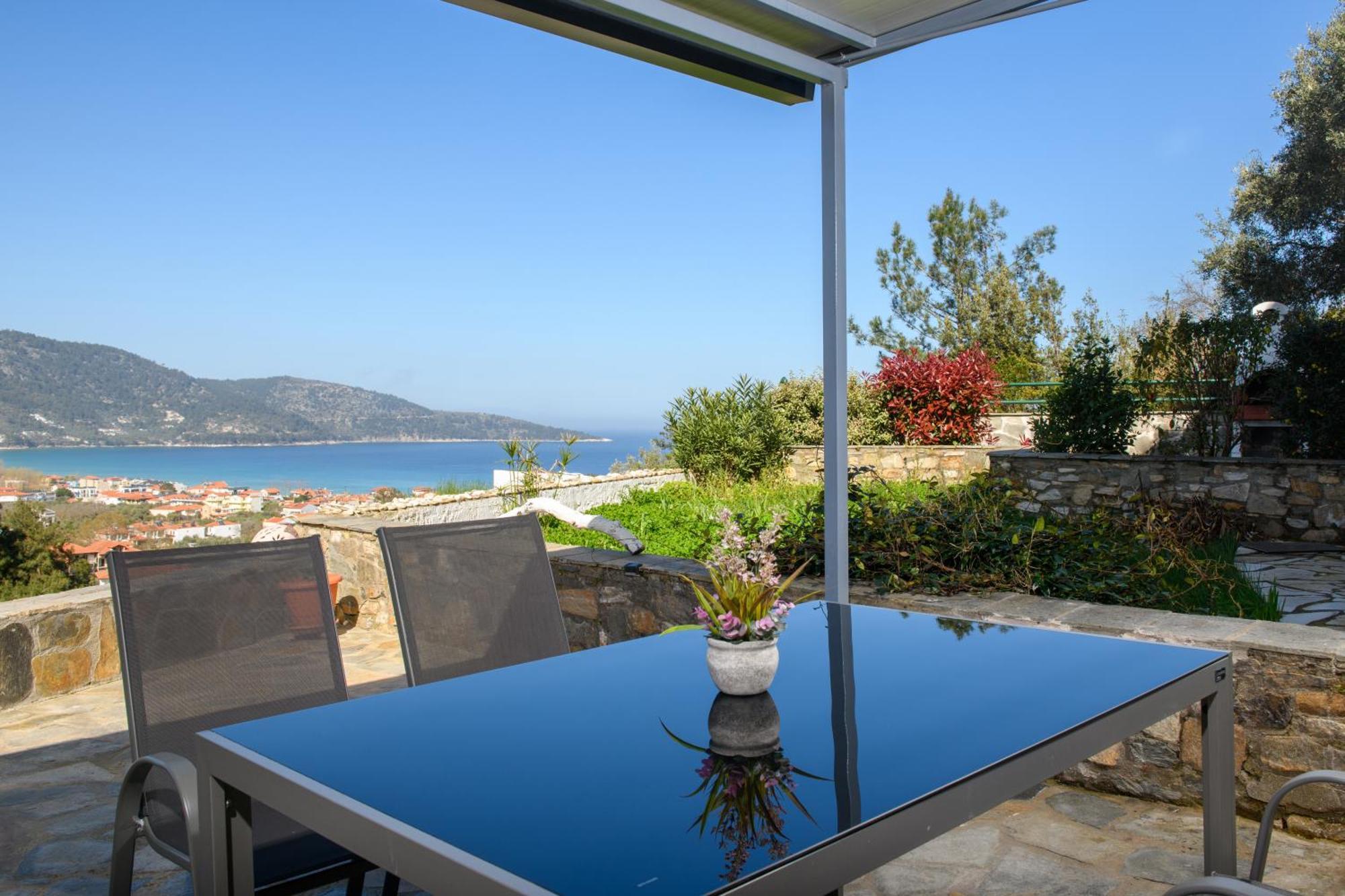 Villa Panorama Skala Potamia  Eksteriør billede